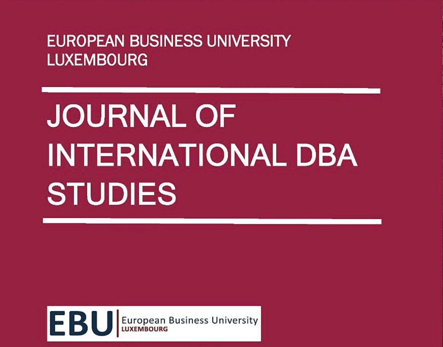					View Vol. 3 No. 001 (2022): Journal for International DBA Studies  (JDIS)
				
